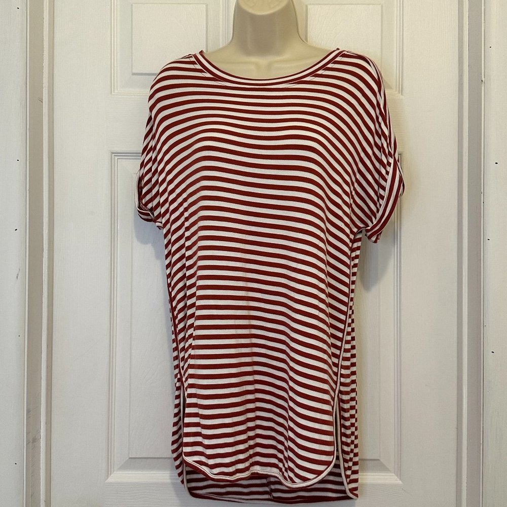 Cupio Hi-Lo Striped Tee